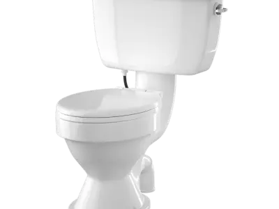  Bathroom Classic Toilet Model, White 