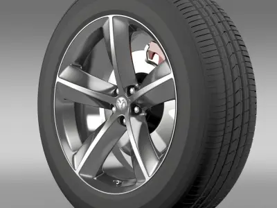  Dodge Challenger SRT8 wheel 3D model