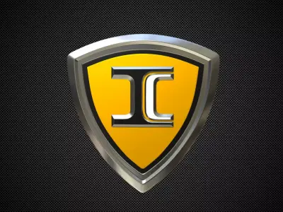 ic bus logo 3D model