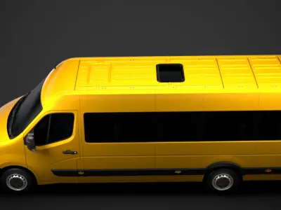 Opel Movano L4H2 MiniBus 2020 3D model