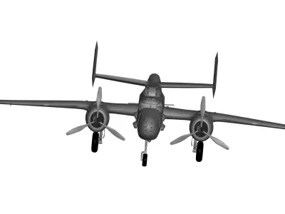 North American B-25 Mitchell 3D model