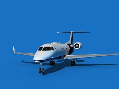 Embraer Legacy 500 V13 3D model