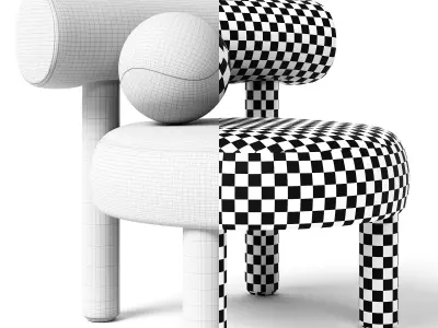 Baby Low Chair Gropius CS1 Free 3D model