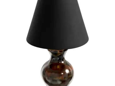  Eno Ceramic Phystian Galaxy Shade Lamp Model, Brown 