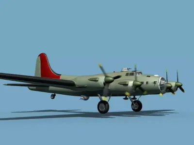 Boeing B-38A Flying Fortress II HP V01  3D model