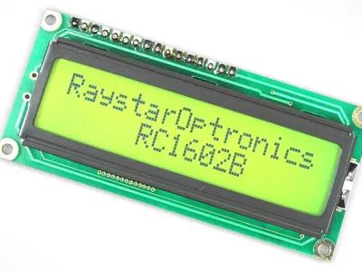 Liquid Crystal Display Screen Component 3D model