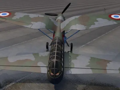 Arsenal Delanne AD-10 C-1 3D model