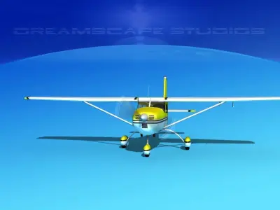 Cessna 172 Skyhawk 1958 V04 3D model