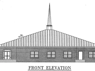 Evangelical Church Free low-poly 3D model