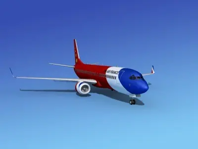 Boeing 737-800ER Vin Air France 3D model