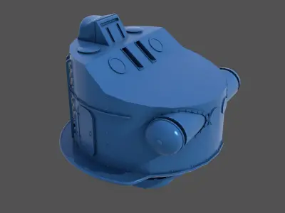 Littorio Class 350cm range finder - Commercial lic - 1-200 scale 3D print model