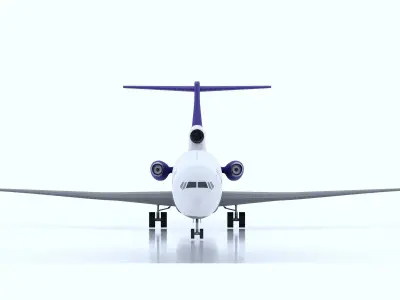 Boeing 727-200F Advanced Freighter 3D model