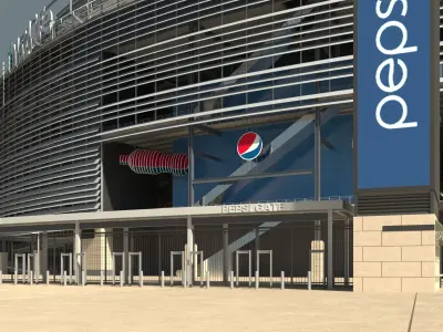Metlife stadium 3D model