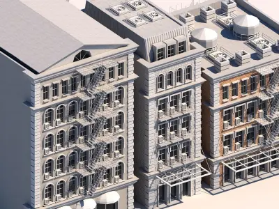 Commercial Buildings 101 3D model