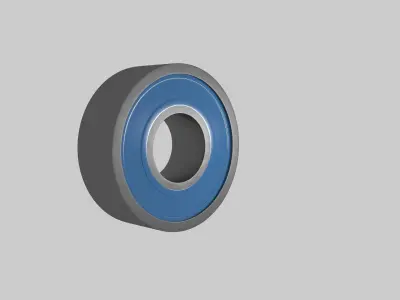 Ball Bearing Low-poly 3D model