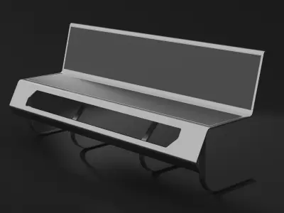 Sci Fi Furniture Low-poly 3D model