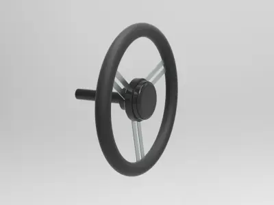 Stearing wheel 4 3D model