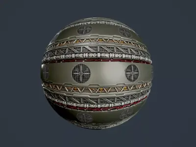 Sci-Fi Military Seamless PBR Texture 94 Texture