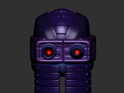 helmet high poly sculpt 3d printable 3D model 3D model 14