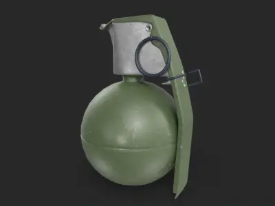 M67 Hand Grenade 3D model purchase