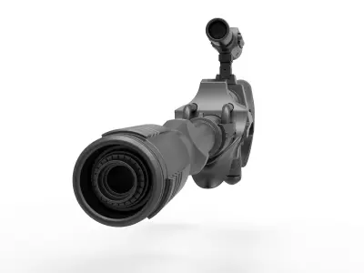 Klingon Assassin Rifle from Star Trek The Undiscovered Country 3D model