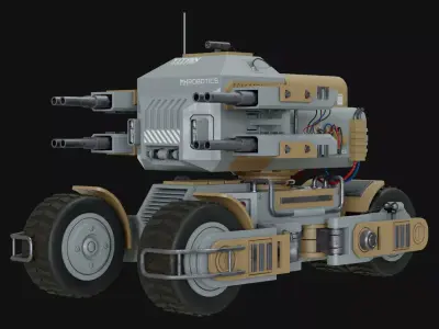 UGV Concept-2-Grey 3D model