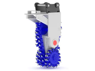 Chain Cutters For Excavator 3D model