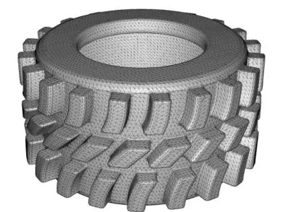 Baby Tyre Toy 3D model