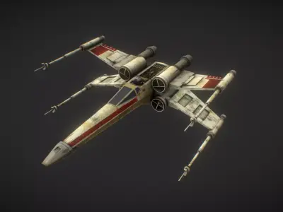 X-Wing 3D model