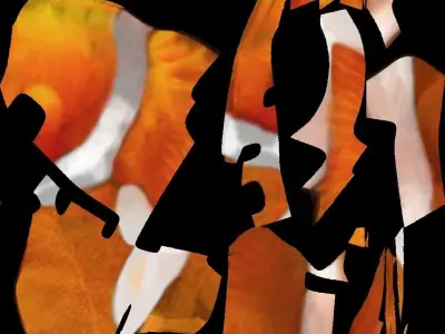 Clownfish clown fish Low-poly 3D model