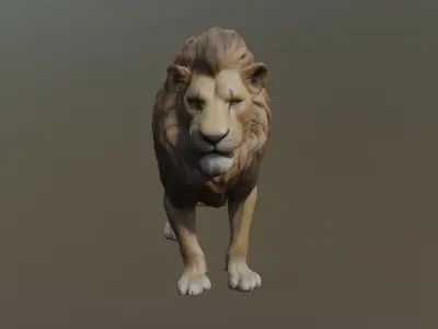 A lion 3D model