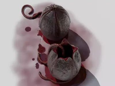 Monster egg Free low-poly 3D model