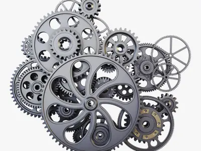 Gear mechanism v 2 3D model
