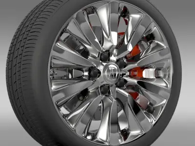 Acura RLX Sport Hybrid wheel 3D model