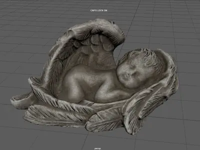BABY BORN Low-poly 3D model