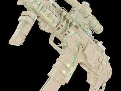 Glass Gun - 31MAR21 by DSZarts 3D model