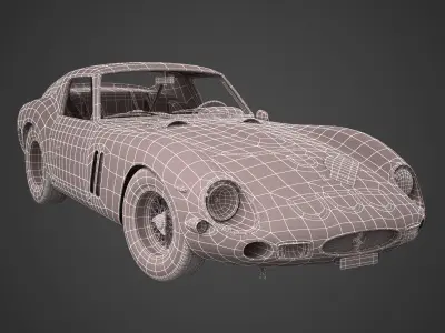 Ferrari 250 GTO - 4219GT - No Engine 3D model