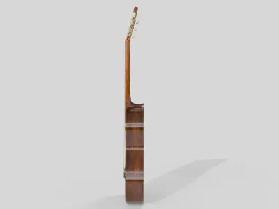 Classical Guitar - Game Ready 3D model
