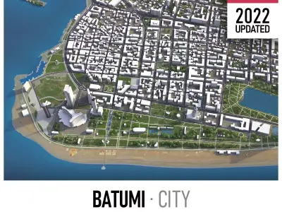 Batumi Low-poly 3D model
