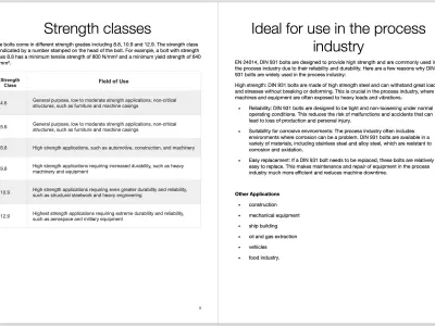 275 Parts 3D CAD Library - BOLTS -EN24014 - DIN931 - ISO4014 3D model