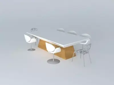 Dining Table Romeo Free 3D model