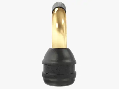 Car Wheel Nipple V2 3D model