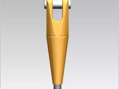 TOWER CRANE -Cable conector- Free 3D model