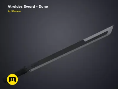 Atreides Sword 3 - Dune 3D print model