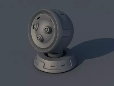 shader ball 3D model