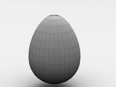 Egg 3D Model 3D model