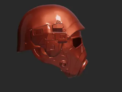 Helmet NCR Fallout Veteran 3D print model