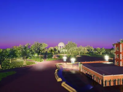 Park road Free 3D model