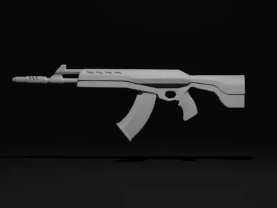 Vandal paint Low-poly 3D model