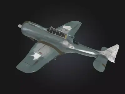 Dauntless Divebomber  WWII Legend in Striking Detail 3D model